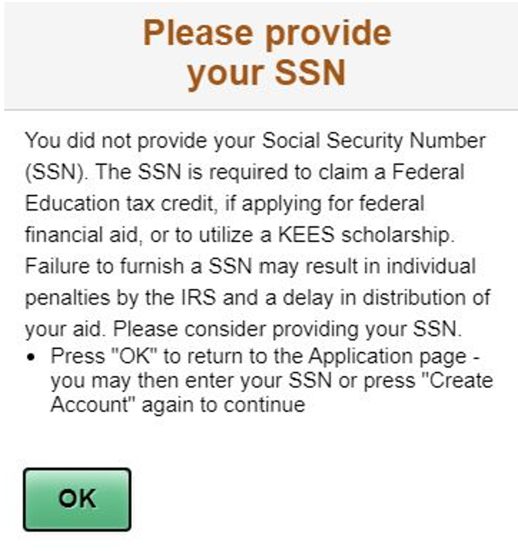 social security number