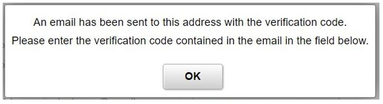 verification code